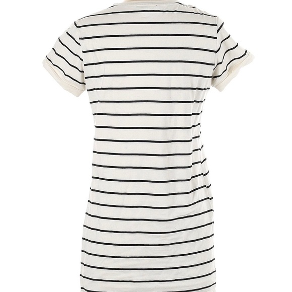 Lulus Dresses & Skirts - Lulu's Cream and Black Striped Mini Dress